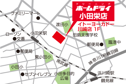 小田栄店地図