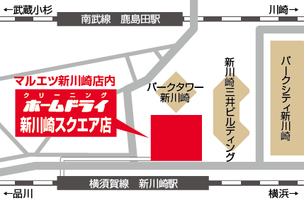 新川崎スクエア店地図