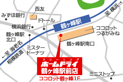 鶴ヶ峰駅前店地図